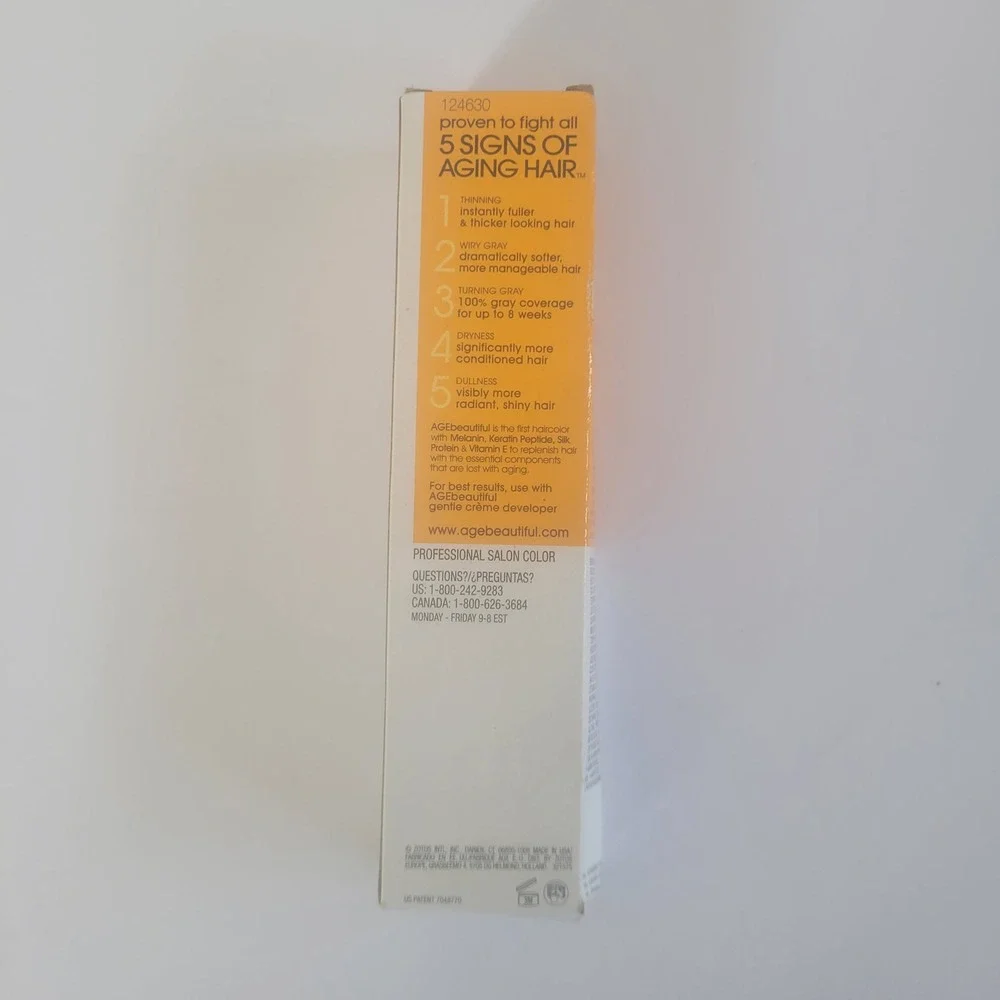 Zotos AGE beautiful 9G Light Golden Blonde Permanent Haircolor‎ 2oz